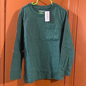 Old Navy Kids Green Long Sleeve Shirt